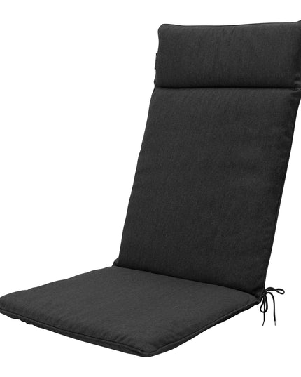 Madison Canvas Eco+ hoge rug rugkussen 120x50 cm - Black canvas eco+