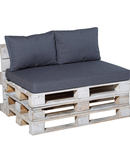 Madison Manchester palletkussen 120x80 cm - Manchester denim grey