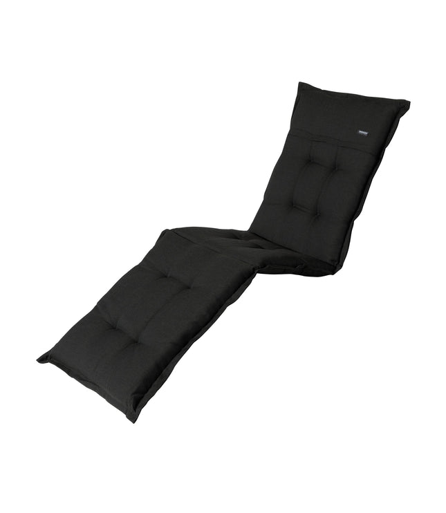 Madison Rib standaard basis ligbedkussen 200x65 cm - Rib black