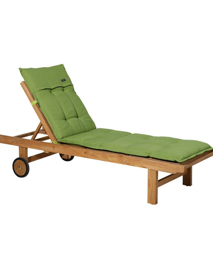 Madison Rib standaard basis ligbedkussen 200x65 cm - Rib lime