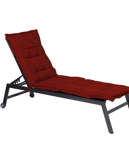 Madison Rib standaard basis ligbedkussen 200x65 cm - Rib red