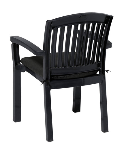 Madison Rib zitkussen 46x48 cm - Rib black