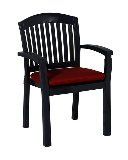 Madison Rib zitkussen 46x48 cm - Rib red