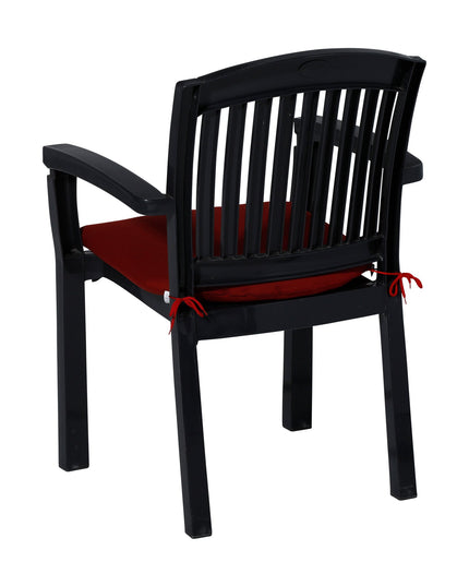 Madison Rib zitkussen 46x48 cm - Rib red