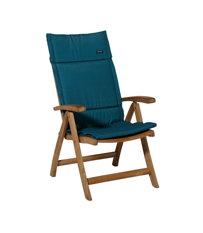 Kussen fiber de luxe ca.125x50cm Panama sea blue