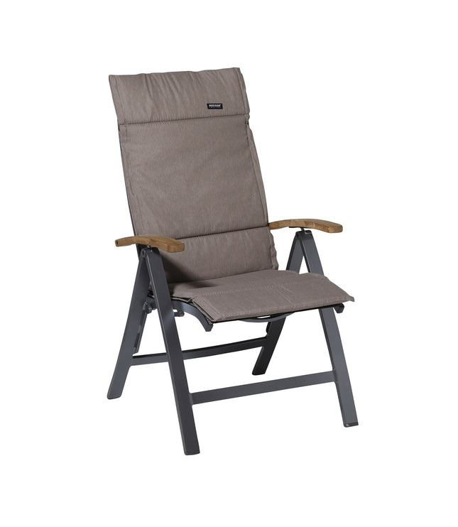 Kussen fiber de luxe ca.125x50cm Panama taupe