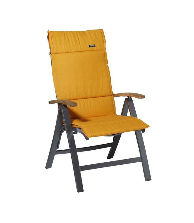 Kussen fiber de luxe ca.125x50cm Panama golden glow