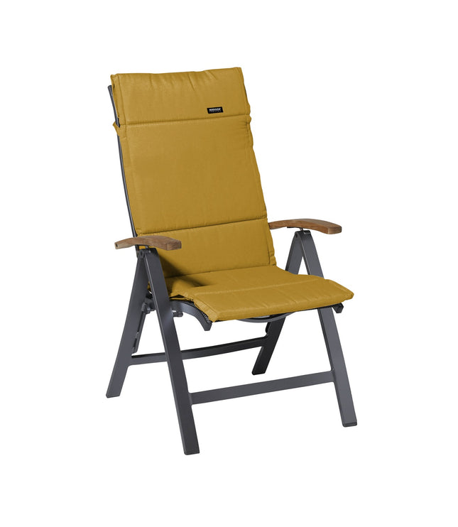 Kussen fiber de luxe ca.125x50cm Panama mustard