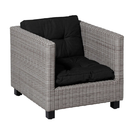 Florance zit ca.73x73cm Rib black