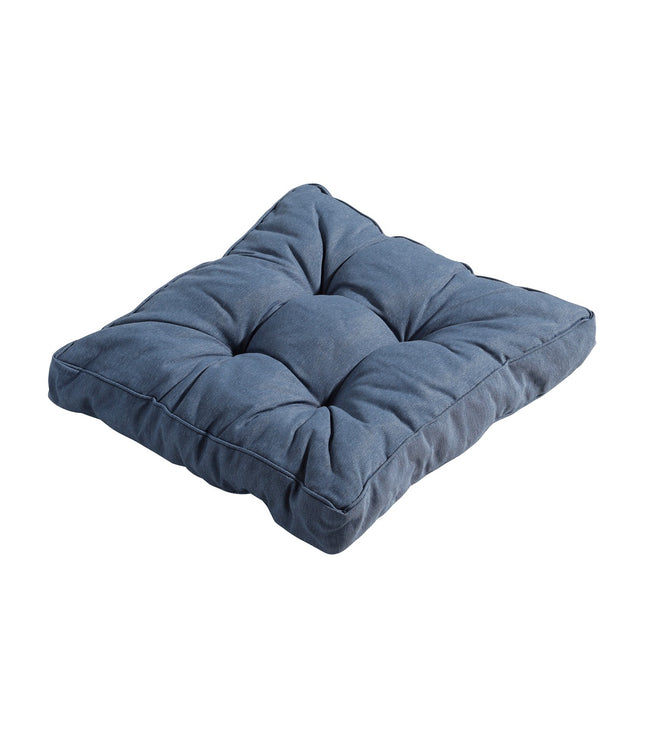 Florance kussen ca.47x47cm Panama safier blue