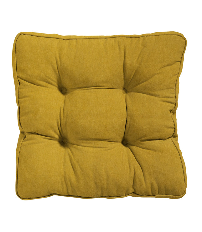 Florance kussen ca.47x47cm Panama mustard