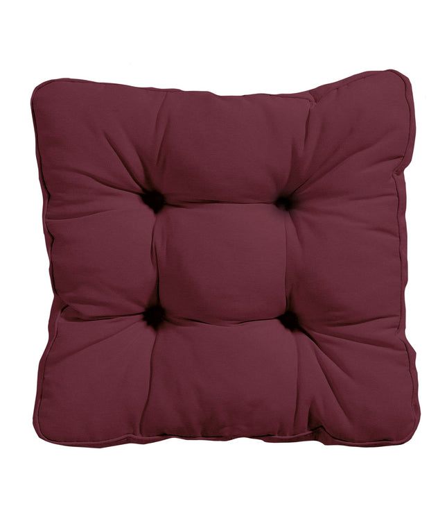 Florance kussen ca.47x47cm Panama bordeaux