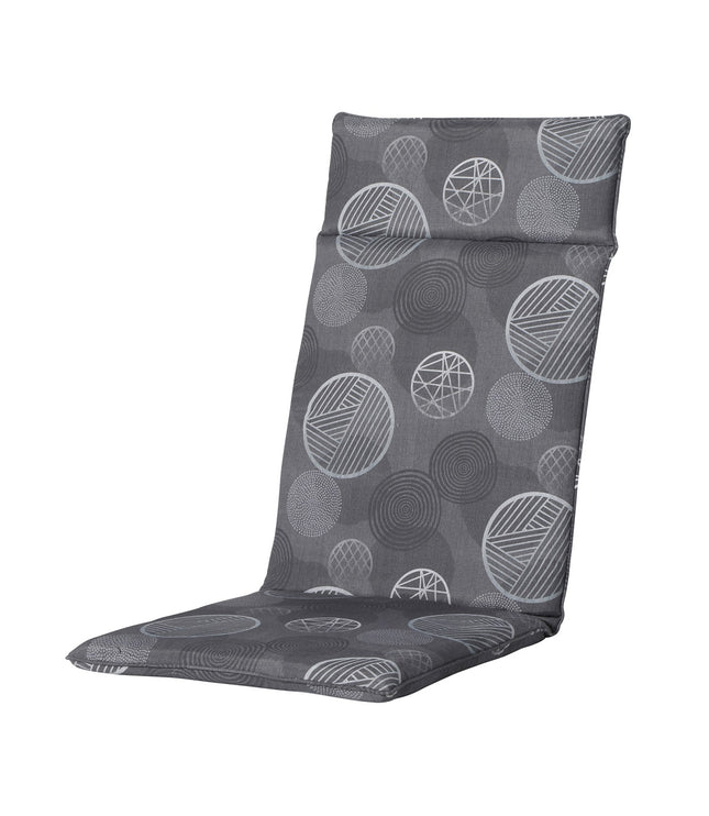 Kussen hoog universeel ca.120x50cm Circle grey