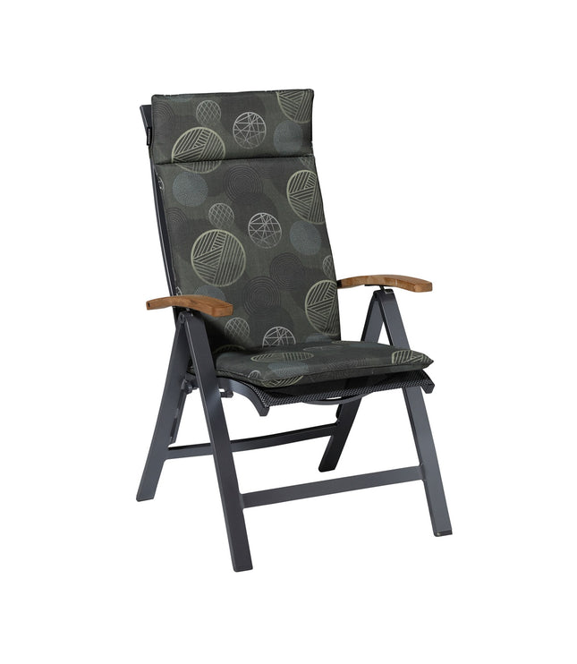Kussen hoog universeel ca.120x50cm Circle green