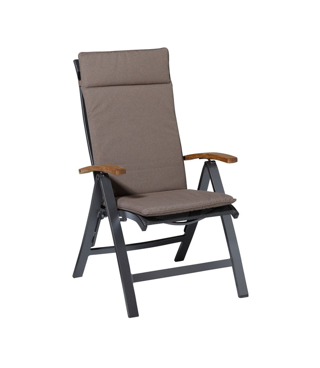 Kussen hoog universeel ca.120x50cm Outdoor Manchester taupe