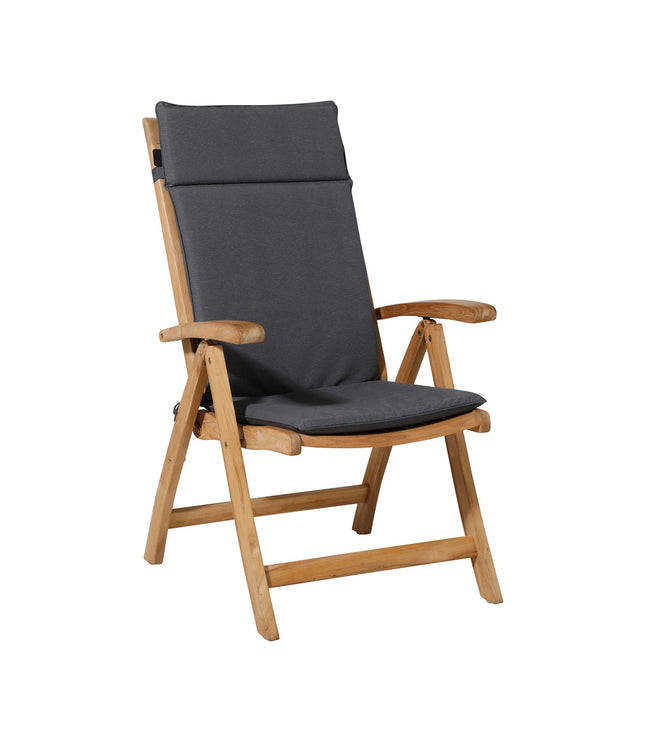 Kussen hoog universeel ca.120x50cm Outdoor Panama grey