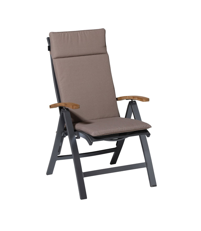 Kussen hoog universeel ca.120x50cm Outdoor Panama taupe