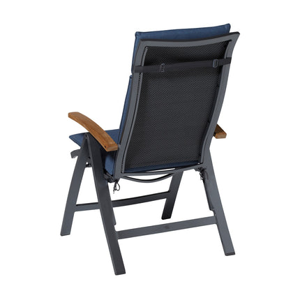 Kussen hoog universeel ca.120x50cm Outd Panama safier blue