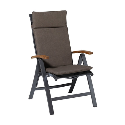 Kussen hoog universeel ca.120x50cm Outdoor Oxford taupe