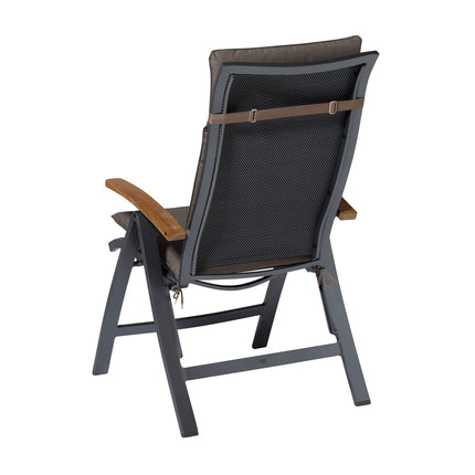 Kussen hoog universeel ca.120x50cm Outdoor Oxford taupe