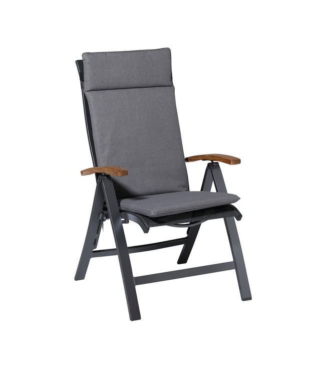 Kussen hoog universeel ca.120x50cm Outdoor Oxford grey