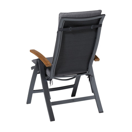 Kussen hoog universeel ca.120x50cm Outdoor Oxford grey