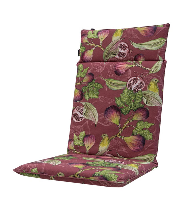 Kussen hoog universeel ca.120x50cm Outdoor Jasmijn bordeaux