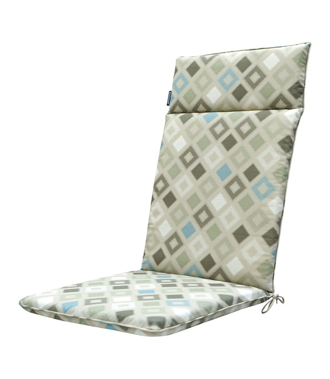 Kussen hoog universeel ca.120x50cm Outdoor Grids natural