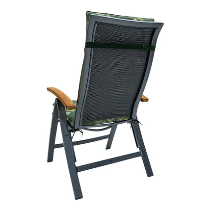 Kussen hoog universeel ca.120x50cm Outdoor Grids green