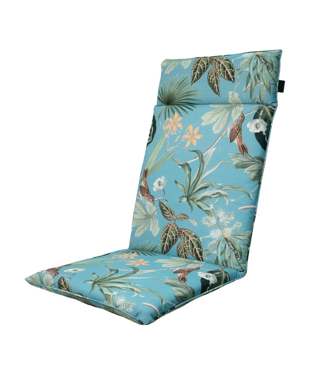 Kussen hoog universeel ca.120x50cm Outdoor+ Grasse aqua