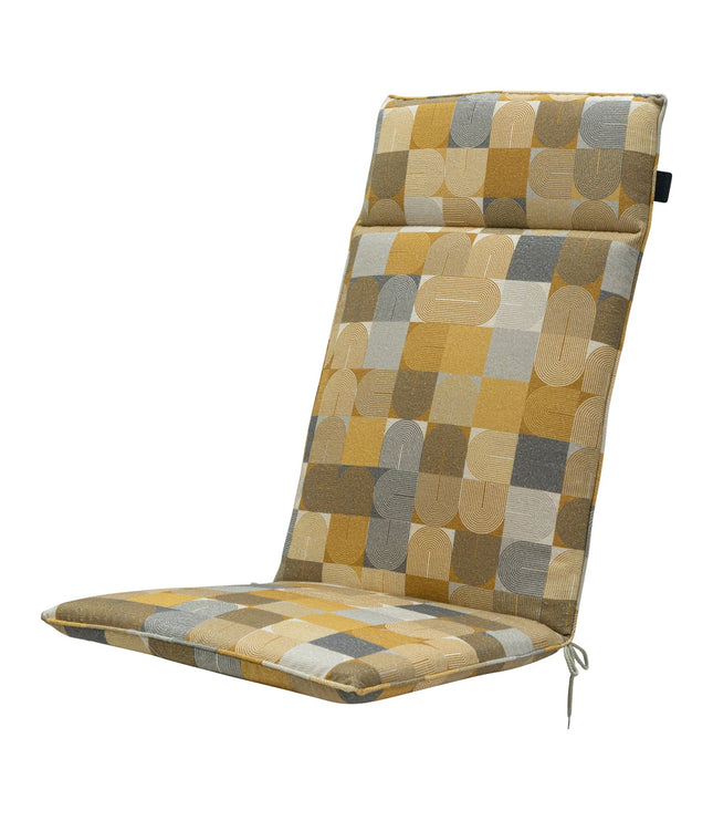 Kussen hoog universeel ca.120x50cm Outdoor WR Jacky mustard