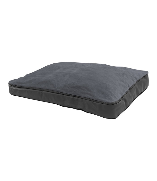 Hondenlounge/velours ca.120x80x20cm Outd skai leather grey