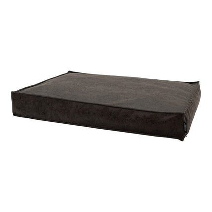 Hondenlounge ca.80x55x15cm Leather look taupe
