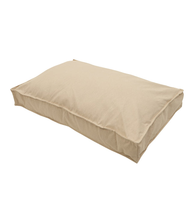 Hondenlounge ca.100x68x15cm Beige canvas eco+