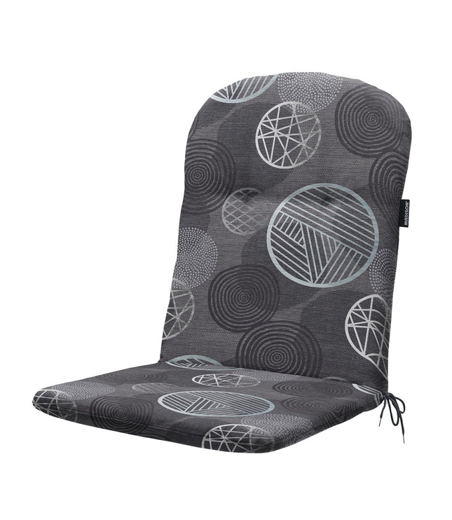 Kuip hoog ca.96x45cm Circle grey