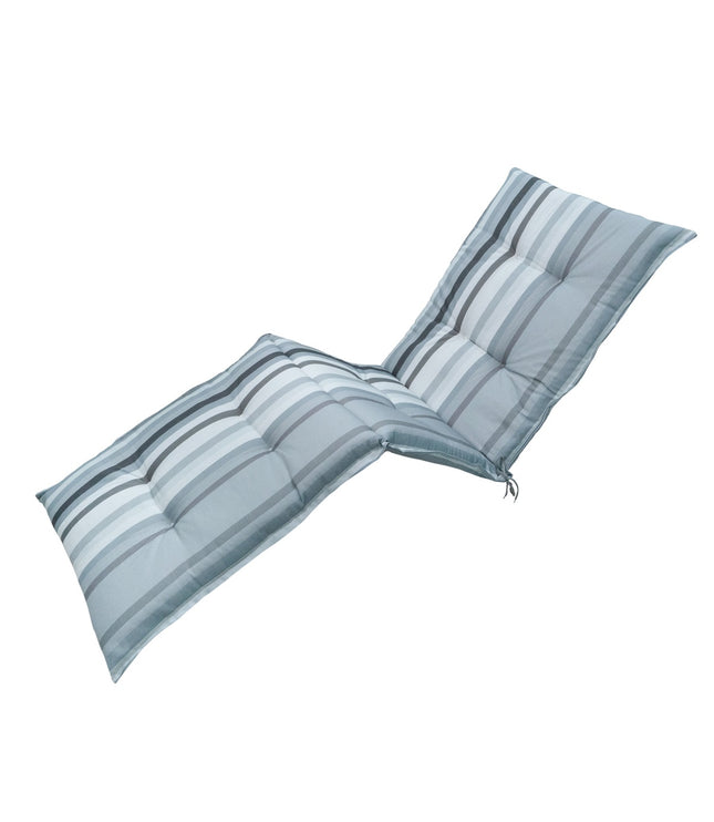 Ligbedkussen ca.200x65cm Righe grey