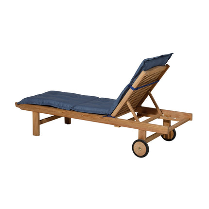 Ligbedkussen ca.200x65cm Basic kobalt