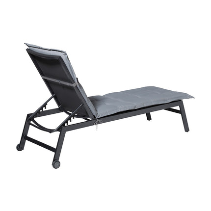 Ligbedkussen ca.200x65cm Panama light grey