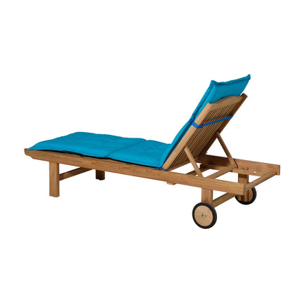 Ligbedkussen ca.200x65cm Panama aqua