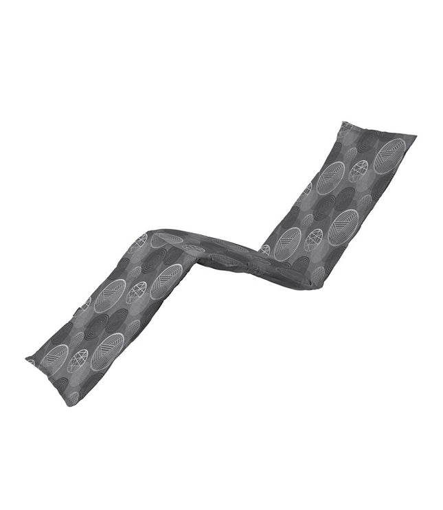 Ligbedkussen ca.200x65cm Circle grey