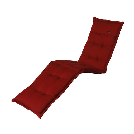 Ligbedkussen ca.200x65cm Rib red