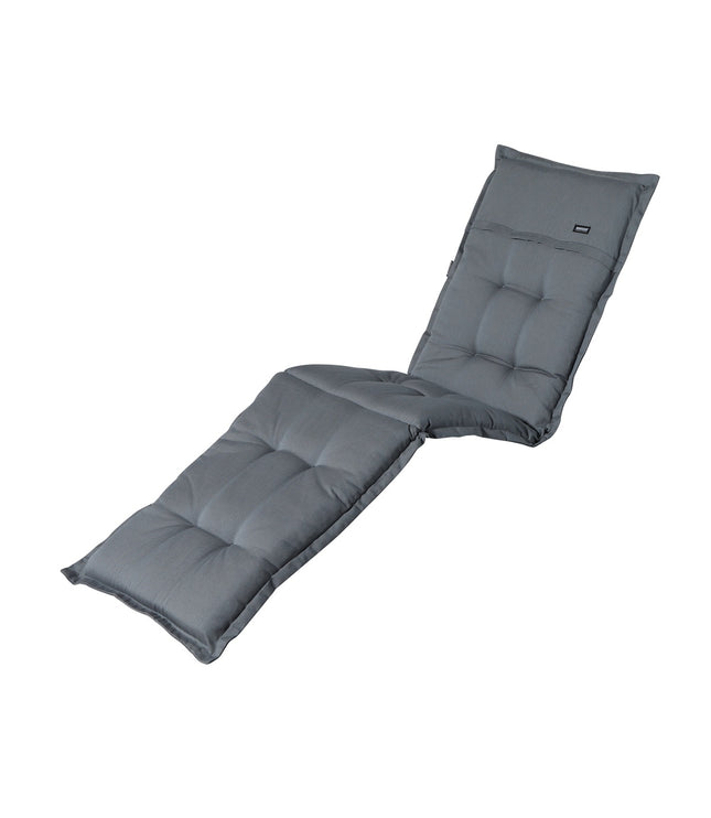 Ligbedkussen ca.200x65cm Rib grey