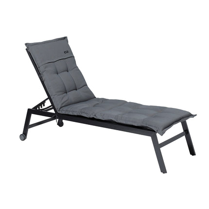 Ligbedkussen ca.200x65cm Rib grey
