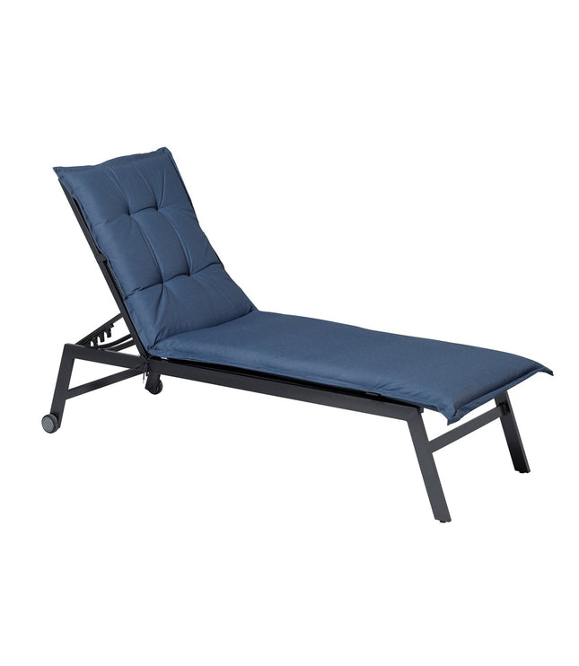 Ligbedkussen ca.200x65cm Outdoor Panama safier blue