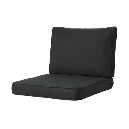 Lounge luxe ca.73x73cm Rib black