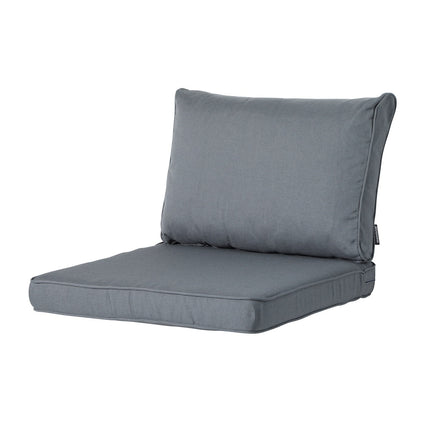 Lounge luxe ca.73x73cm Rib grey