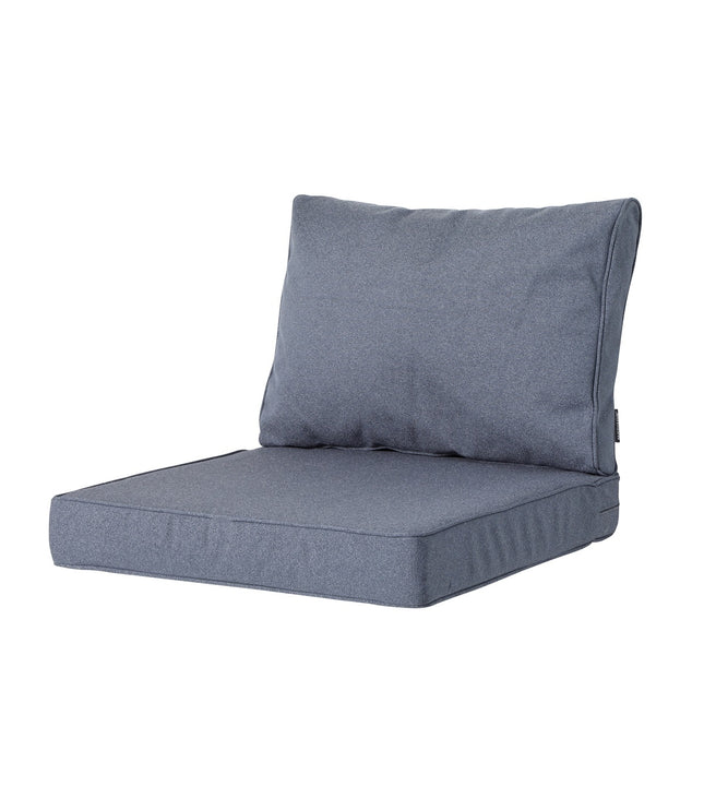 Lounge rugkussen ca.40x73cm Outdoor Manchester denim grey