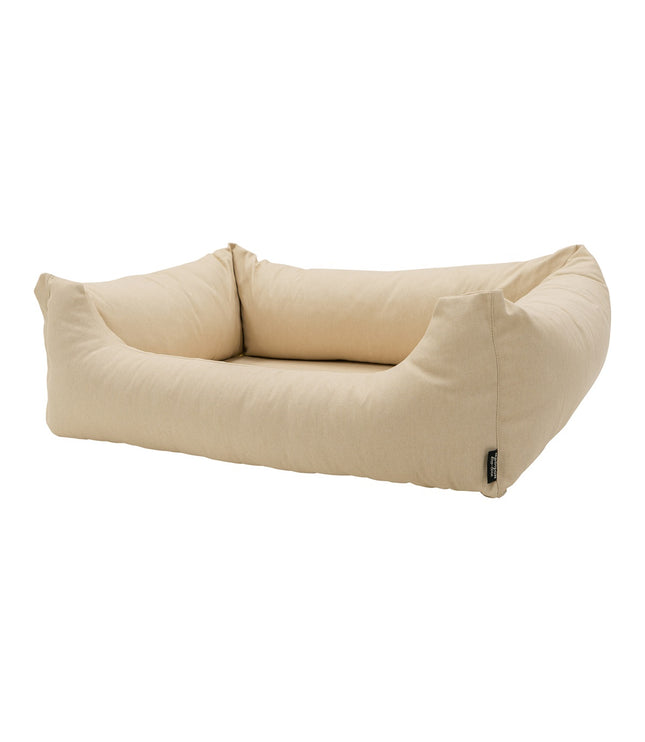 Hondenmand ca.100x80x25cm Beige canvas eco+