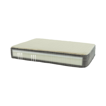 Orthopedisch kussen ca.80x55cm Taupe
