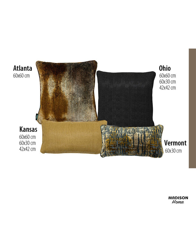 Sierkussen ca.30x60cm Ohio black